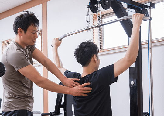 1対1トレーニングの様子